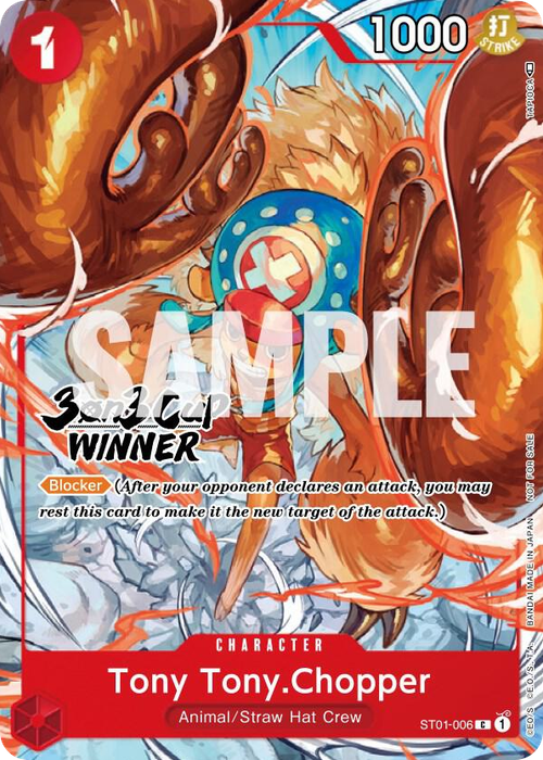 Tony Tony.Chopper (Three On Three Champion Stamp)