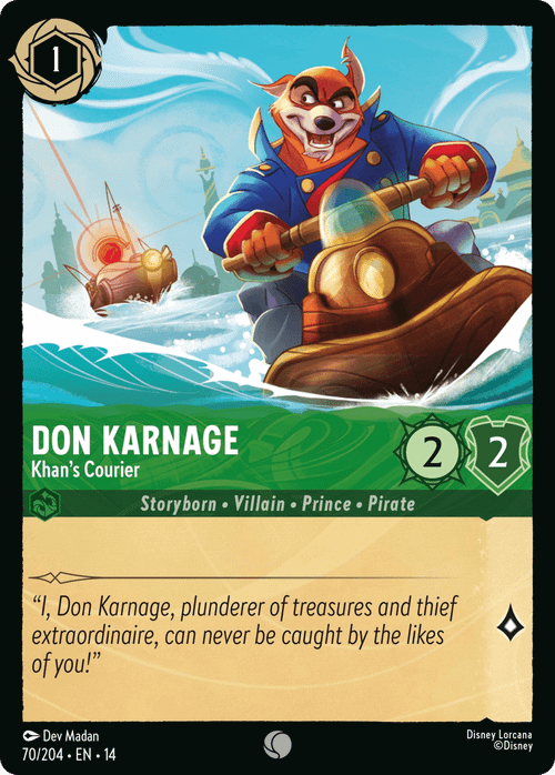 Don Karnage - Khan's Courier