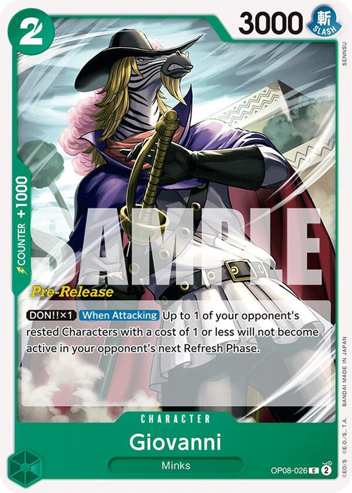 Giovanni (Pre-Release Stamp)