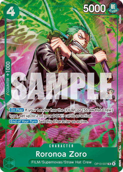 Roronoa Zoro (Treasure Rare)
