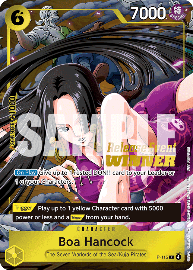 Boa Hancock (Release Event Champion Stamp)