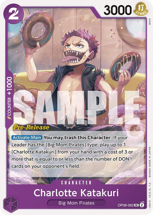 Charlotte Katakuri (Pre-Release Stamp)