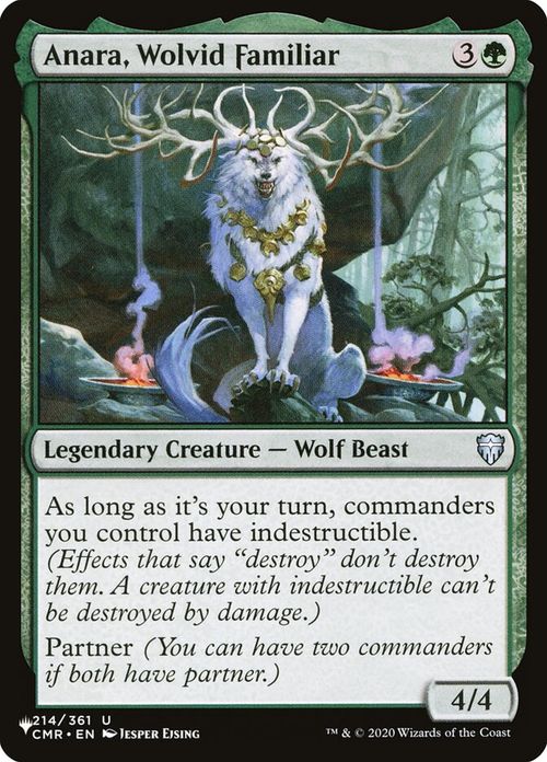 Anara, Wolvid Familiar