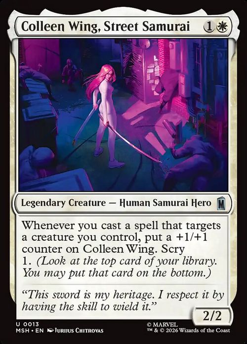 Colleen Wing, Street Samurai