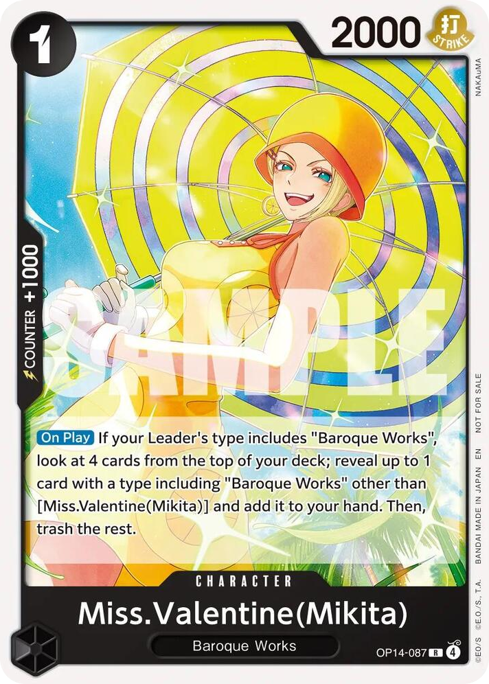 Miss.Valentine(Mikita) (Tournament Pack Vol. 3 Alternate Art)
