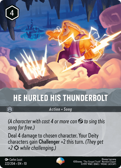 He Hurled His Thunderbolt