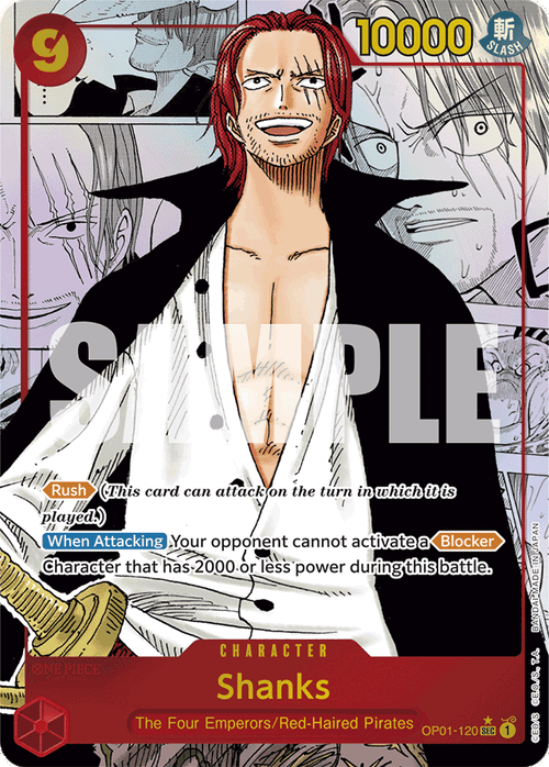 Shanks (Manga, Non-Textured)
