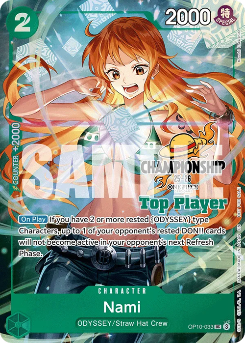 Nami (Top Player Stamp)