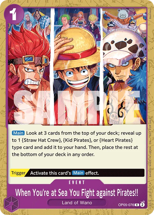 When You're at Sea You Fight against Pirates!! (Store Qualifier Alternate Art)