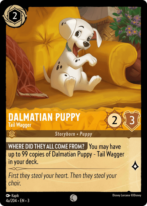 Dalmatian Puppy - Tail Wagger
