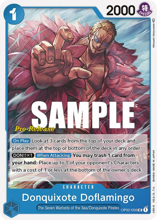 Donquixote Doflamingo (Pre-Release Stamp)