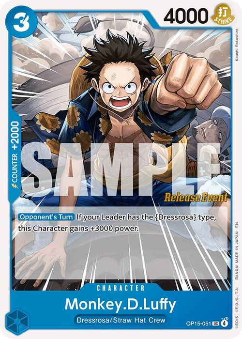 Monkey.D.Luffy (Release Event Stamp)