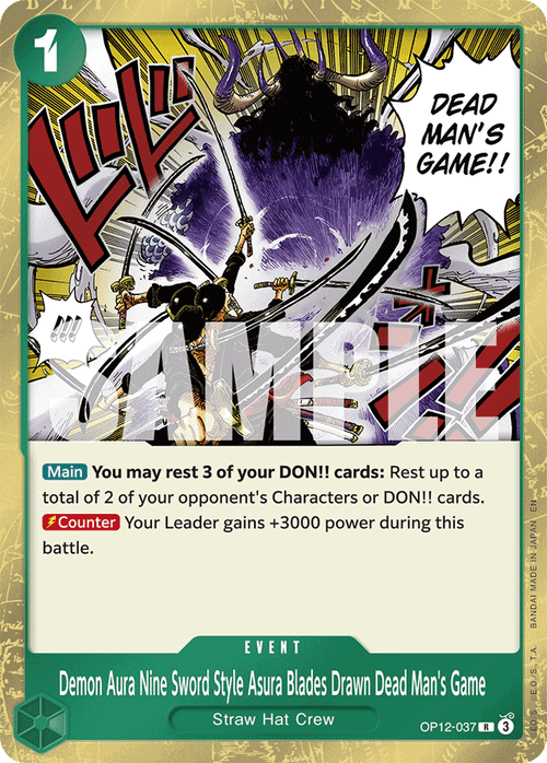 Demon Aura Nine Sword Style Asura Blades Drawn Dead Man's Game