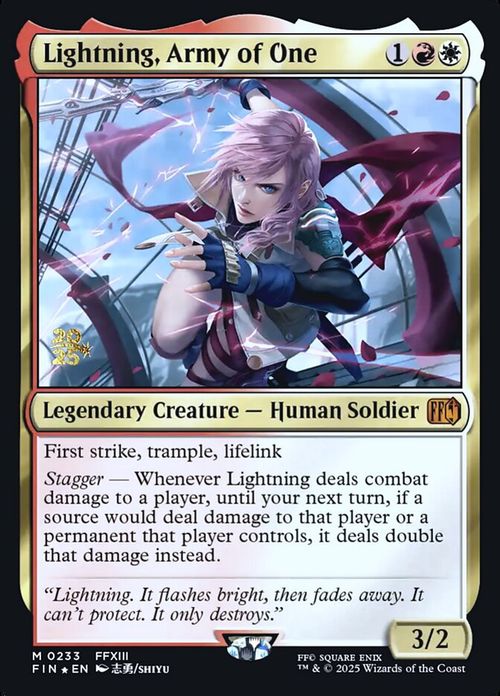 Lightning, Army of One
