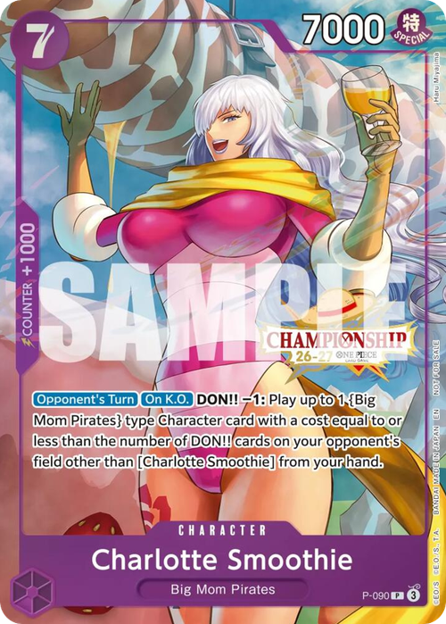 Charlotte Smoothie (Championship Stamp)