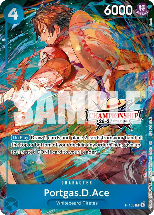 Portgas.D.Ace (Championship Stamp)