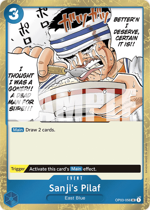 Sanji's Pilaf (Textured Foil)