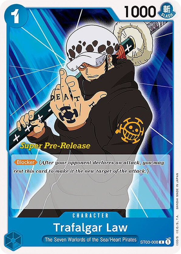 Trafalgar Law (Super Pre-Release Stamp)