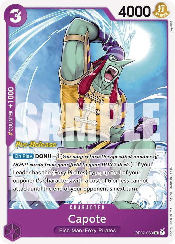 Capote (Pre-Release Stamp)