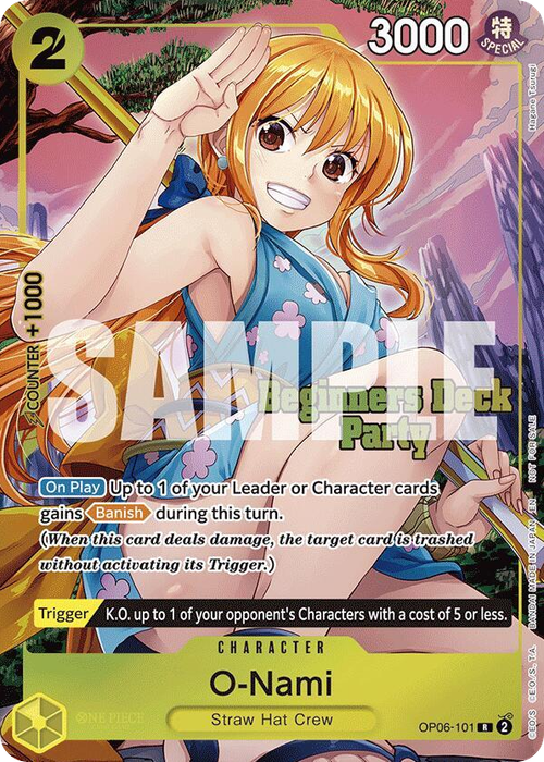 O-Nami (Beginners Deck Party Stamp Full Art)