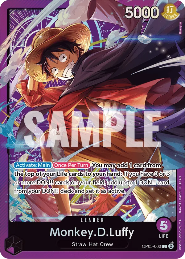 Monkey.D.Luffy (Sound Loader Vol. 1 Alternate Art)