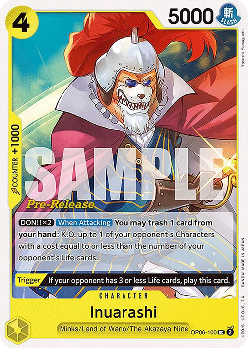 Inuarashi (Pre-Release Stamp)