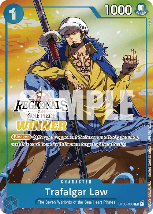 Trafalgar Law (Offline Regional Champion Stamp)