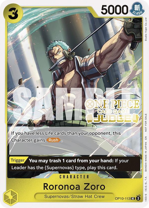 Roronoa Zoro (Judge Stamp)