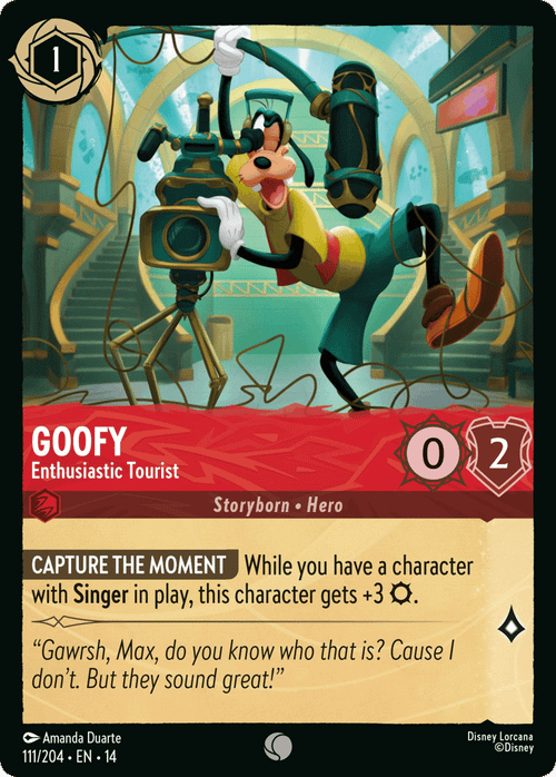 Goofy - Enthusiastic Tourist