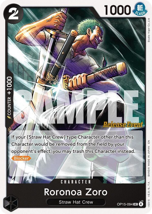 Roronoa Zoro (Release Event Stamp)