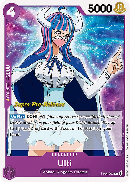 Ulti (Super Pre-Release Stamp)