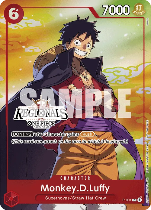 Monkey.D.Luffy (Regional Participant Stamp)
