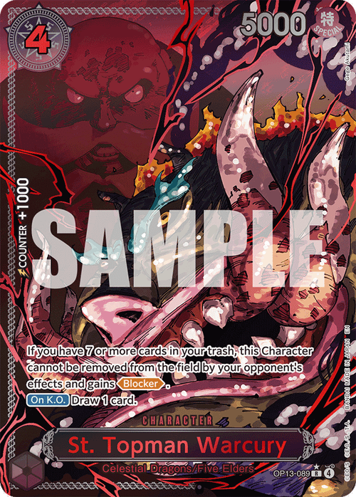 St. Topman Warcury (Red Alternate Art)