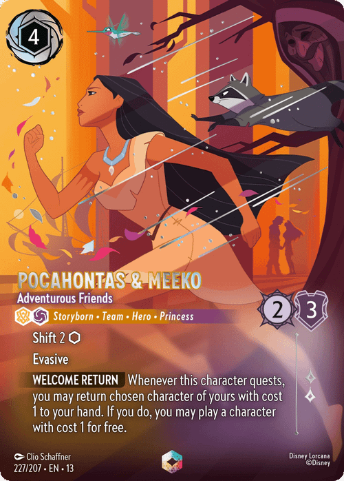 Pocahontas & Meeko - Adventurous Friends
