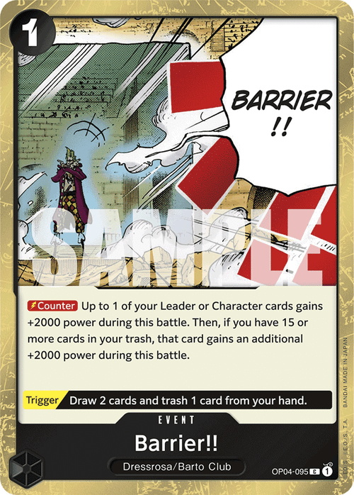 Barrier!! (Textured Foil)