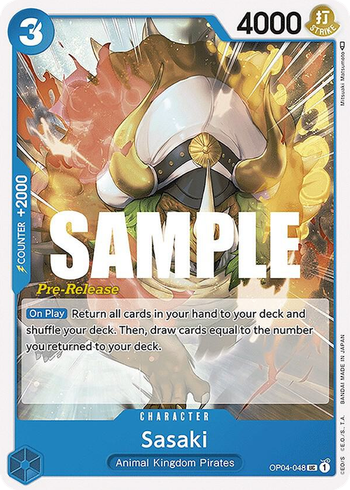 Sasaki (Pre-Release Stamp)