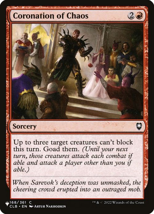 Coronation of Chaos