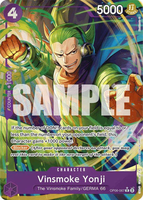 Vinsmoke Yonji (Premium Alternate Art)