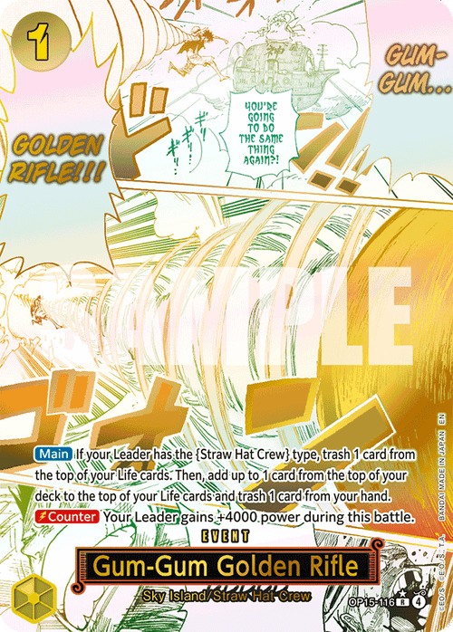 Gum-Gum Golden Rifle (Alternate Art)