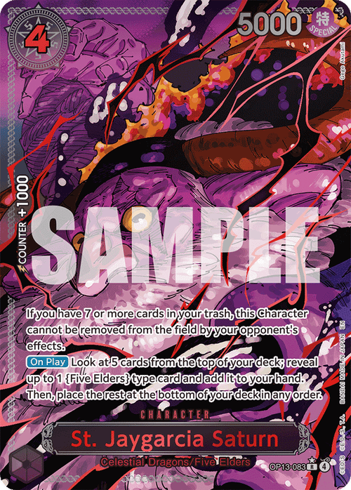 St. Jaygarcia Saturn (Red Alternate Art)