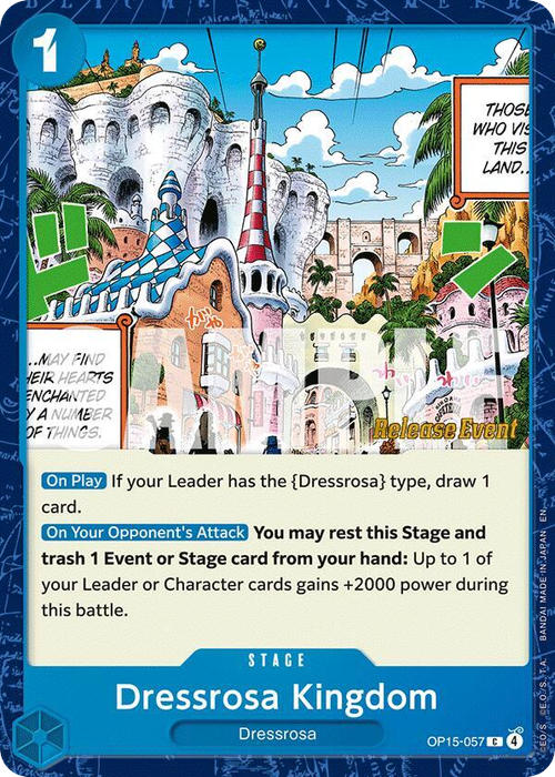 Dressrosa Kingdom (Release Event Stamp)