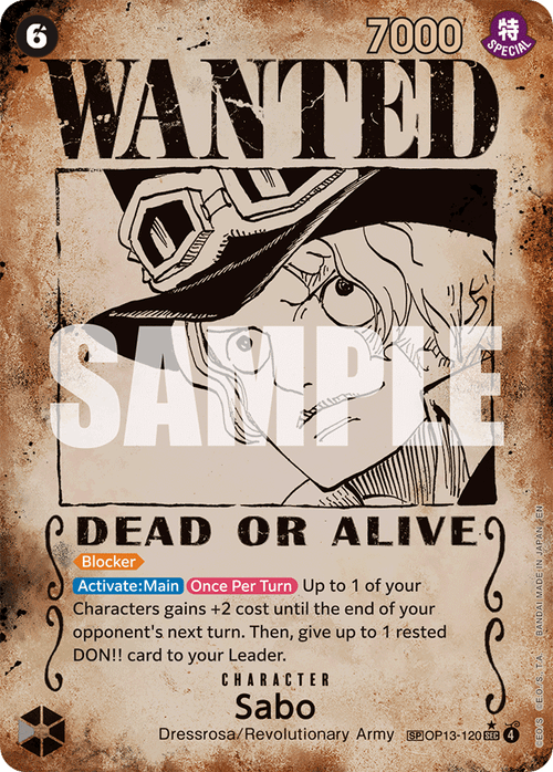 Sabo (Wanted Poster)