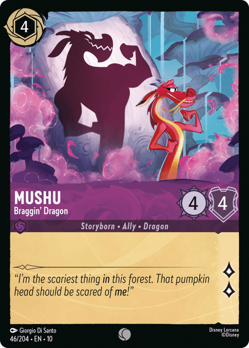 Mushu - Braggin' Dragon