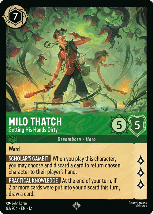Milo Thatch - Getting His Hands Dirty