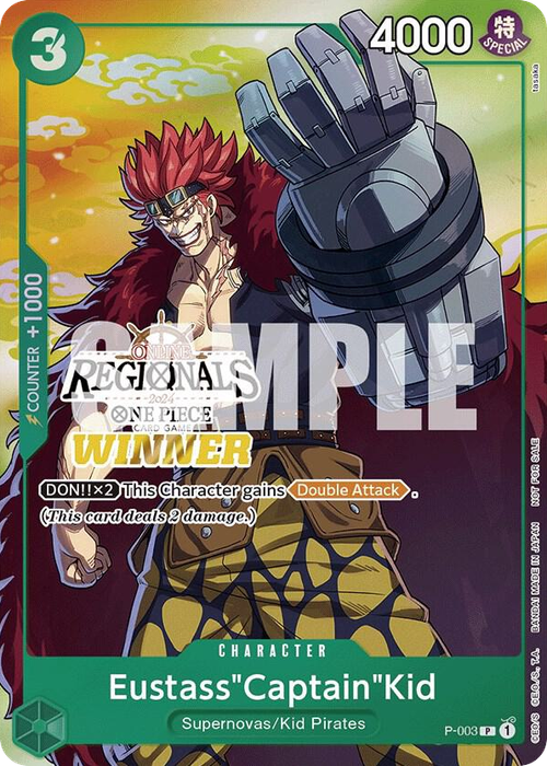 Eustass"Captain"Kid (Online Regional Champion Stamp)