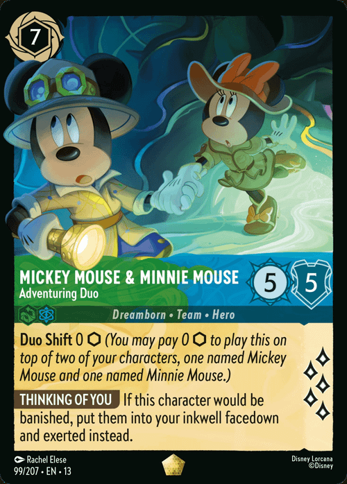 Mickey Mouse & Minnie Mouse - Adventuring Duo