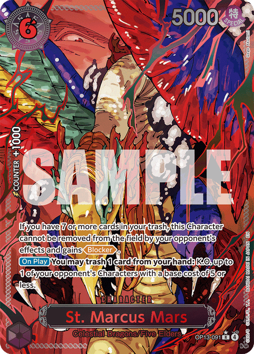 St. Marcus Mars (Red Alternate Art)