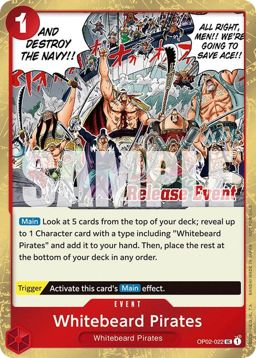 Whitebeard Pirates (Release Event Champion Stamp)