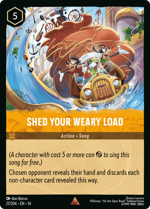 Shed Your Weary Load
