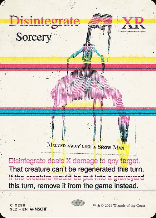 Disintegrate